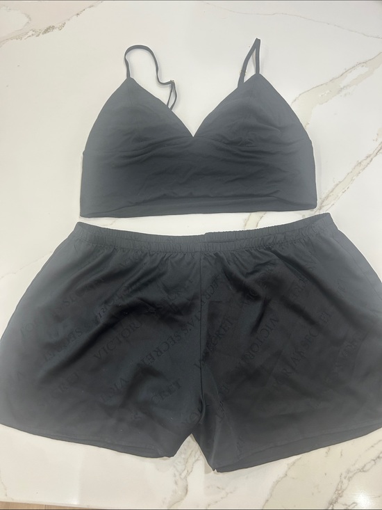 Victoria's Secret Other - Victoria's Secret Black Bralette & Shorts Lounge Set